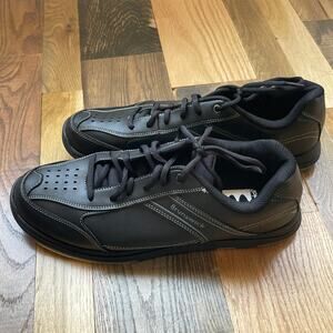 Brunswick M-001 Men's Size 10.5 Black Bowling Shoes Lace Up